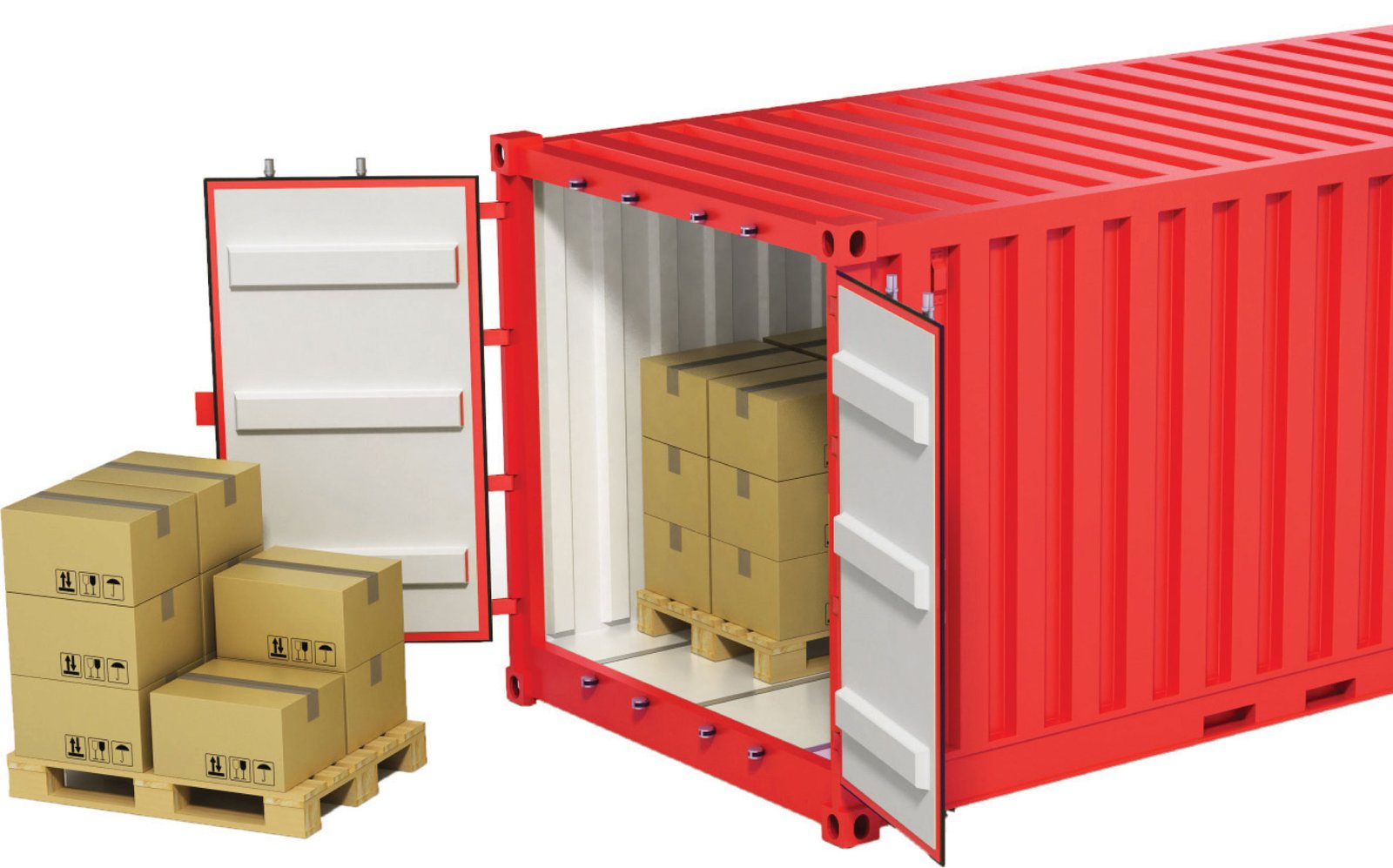 rode zeecontainers,Caribisch transport naar andere landen kost,